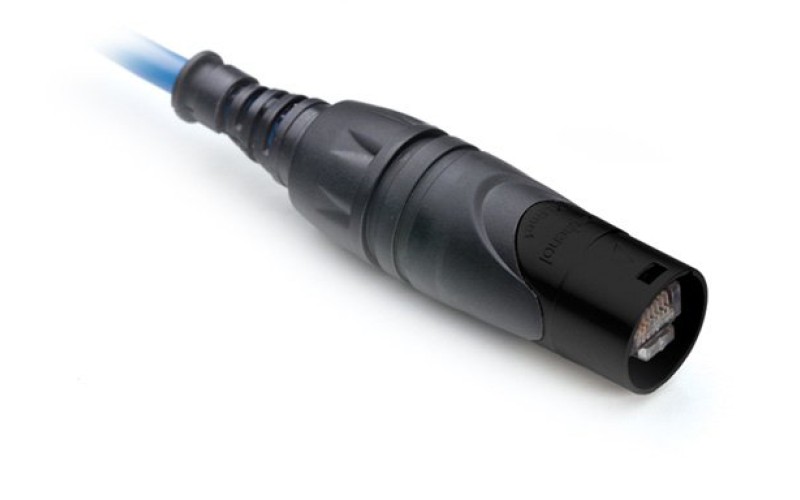 AMPHENOL RJX8MB - корпус для кабельного разъема RJ45, серия XLRnet,  цвет черный