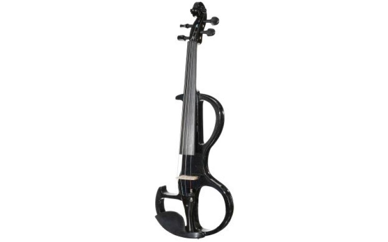 ANTONIO LAVAZZA EVL-04 BK Электроскрипка размер 4/4, цвет - черный, полуконтурная, материал - массив