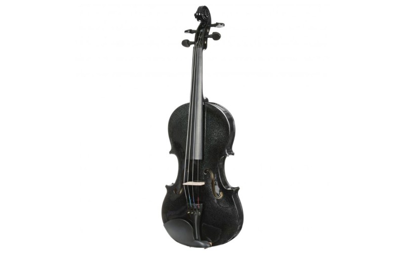 ANTONIO LAVAZZA VL-20 BK Скрипка, размер 1/2, цвет - ЧЁРНЫЙ металлик, кейс, смычок, канифоль
