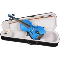 ANTONIO LAVAZZA VL-20 BL Скрипка, размер 1/4, цвет - СИНИЙ металлик, кейс, смычок, канифоль