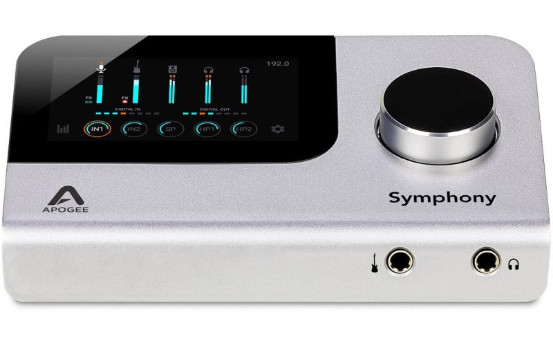 Apogee Symphony Desktop интерфейс