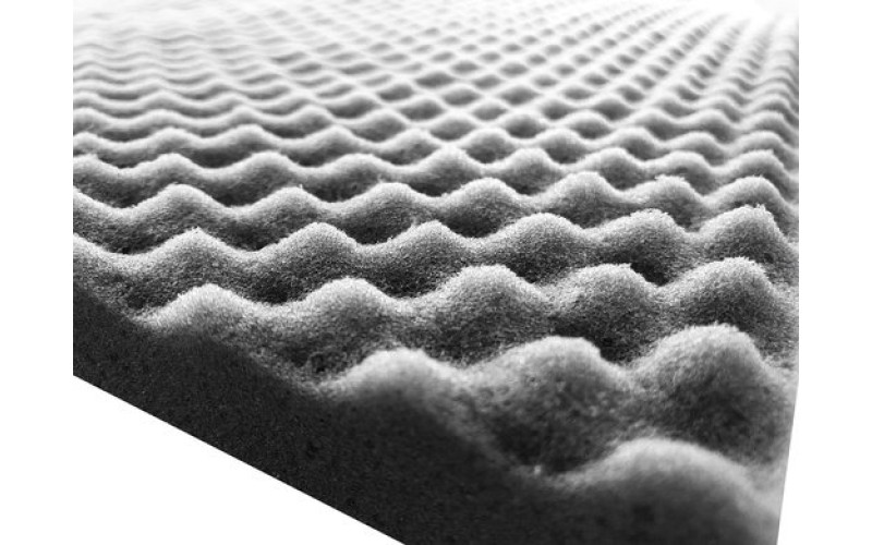 АТЕХ АП51-ЧЁРНЫЙ Акустический поролон Волна 20 (2000х1000х25мм)