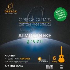 ORTEGA ATG44NH Atmosphere Green Комплект струн для классической гитары, сильное натяжение