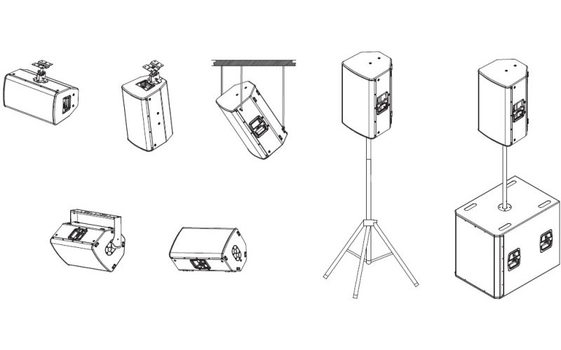Audiocenter GT508A активная FOH мониторная акустическая система