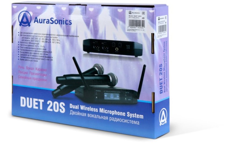 AuraSonics DUET 20S2 двойная радиосистема