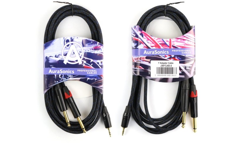 AuraSonics J35Y2J63-3 аудио Y-кабель jack