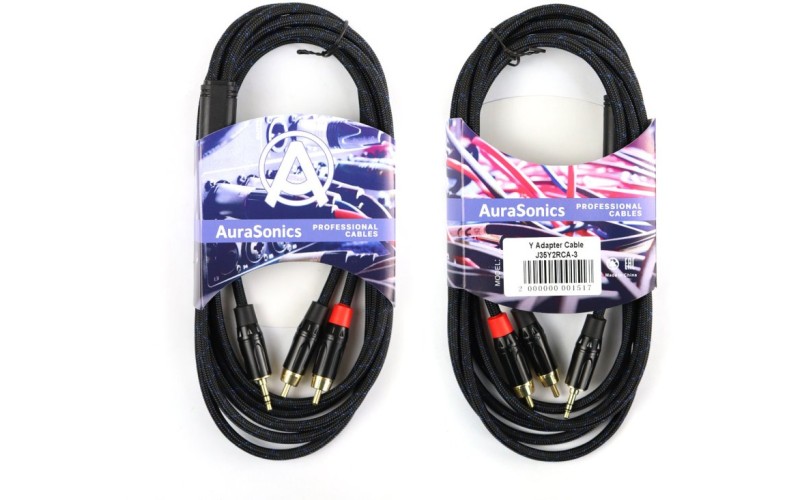 AuraSonics J35Y2RCA-3 Y-кабель jack
