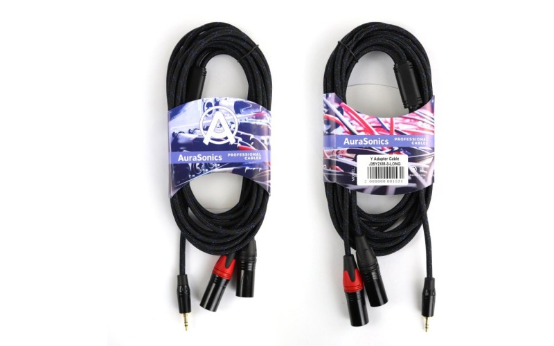 AuraSonics J35Y2XM-3-LONG Y-кабель jack