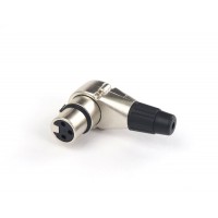 AuraSonics X3FR кабельный разъем угловой 3-контактный XLR female