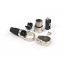 AuraSonics X3FR кабельный разъем угловой 3-контактный XLR female