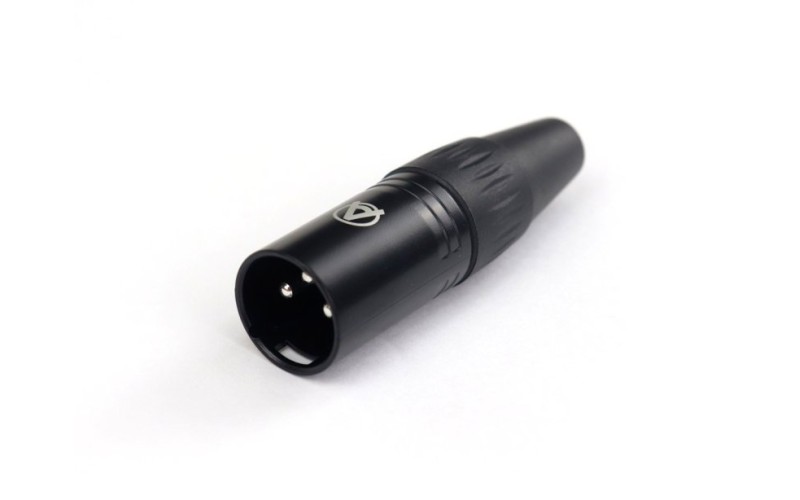 AuraSonics X3M-B кабельный разъем 3-контактный XLR male