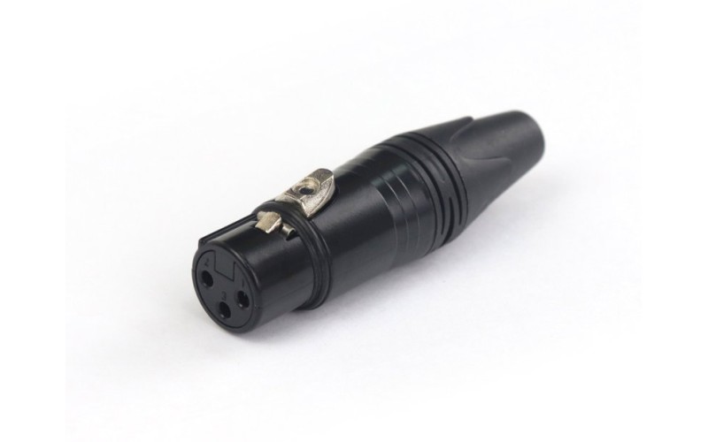 AuraSonics XN3F-B кабельный разъем 3-контактный XLR female