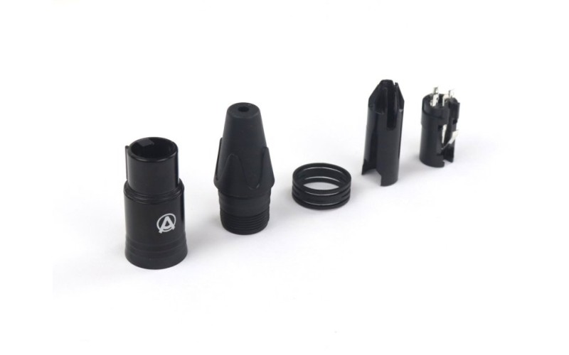 AuraSonics XN3F-B кабельный разъем 3-контактный XLR female
