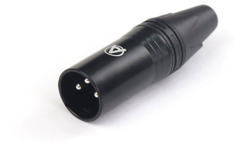 AuraSonics XN3M-B кабельный разъем 3-контактный XLR male