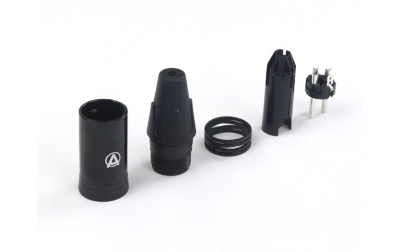 AuraSonics XN3M-B кабельный разъем 3-контактный XLR male