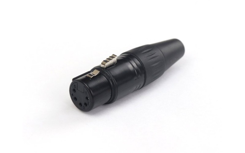 AuraSonics XN5F-B кабельный разъем 5-контактный XLR female