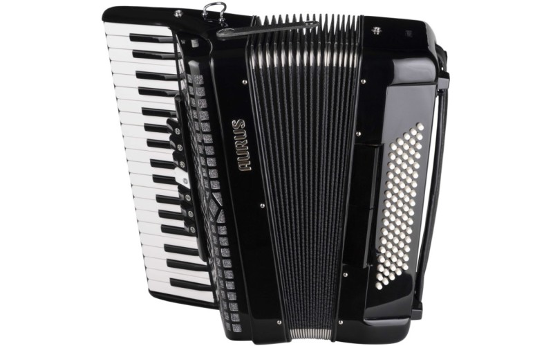 Aurus JH2006-B Аккордеон 37/80/7/2, черный, с футляром