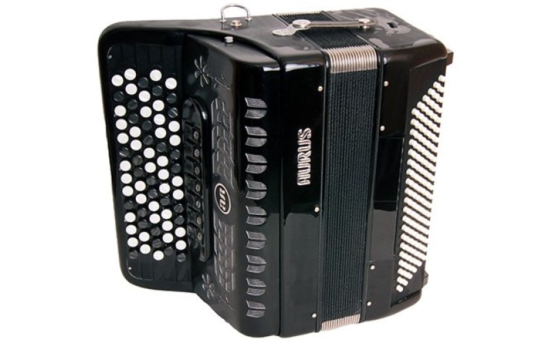 Aurus JH5120-B Аккордеон кнопочный 70/120/7/2, черный, с футляром