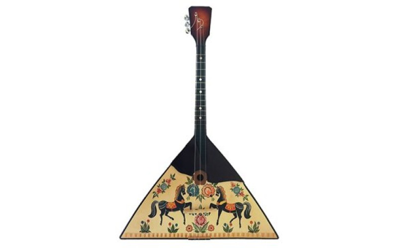 RockSet Балалайка Прима, расписная, сувенирная, рисунки в ассортименте