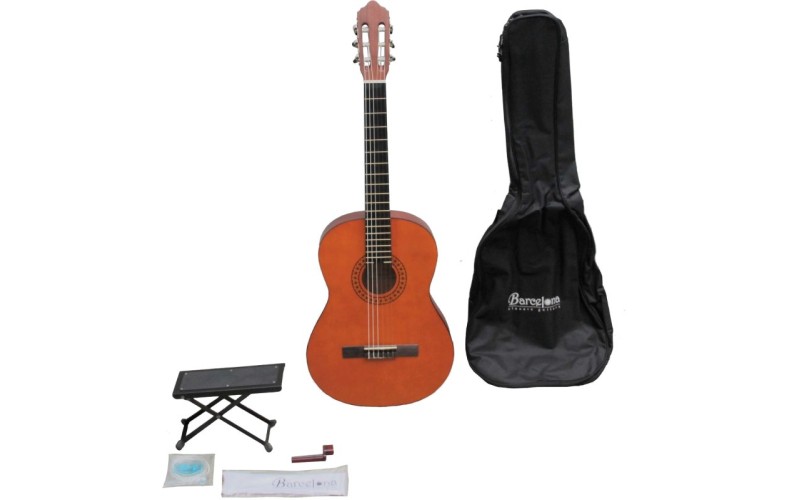 BARCELONA CG11K/NA - Набор: Классическая гитара, чехол, подставка, струны
