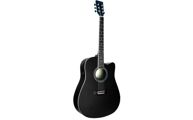 BEAUMONT DG80CE/BK электроакустическая гитара с вырезом