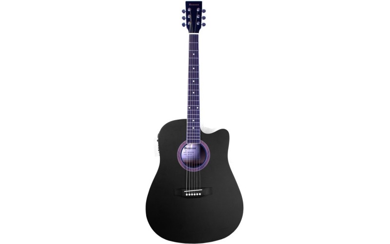 BEAUMONT DG80CE/BK электроакустическая гитара с вырезом