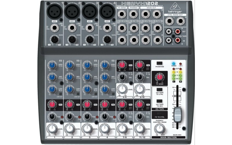BEHRINGER 1202 - малошумящий микшерный пульт