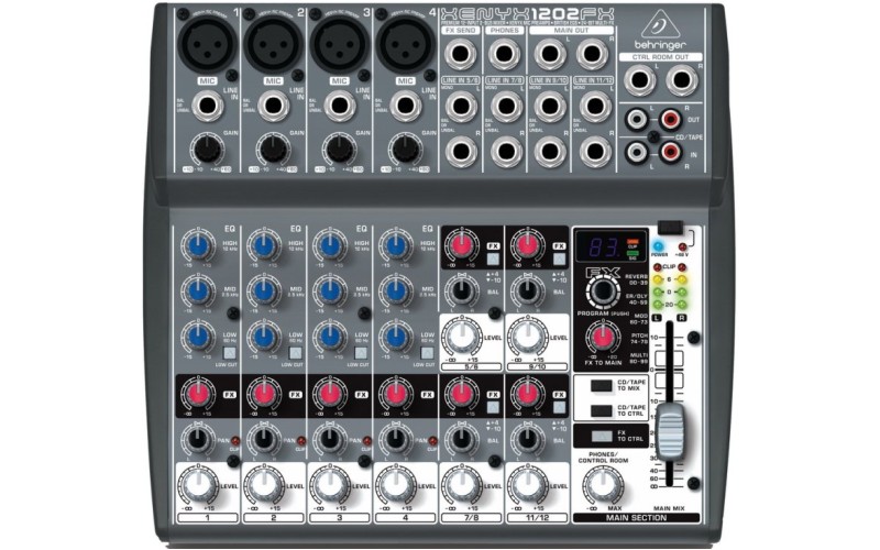 BEHRINGER 1202FX - малошумящий микшерный пульт