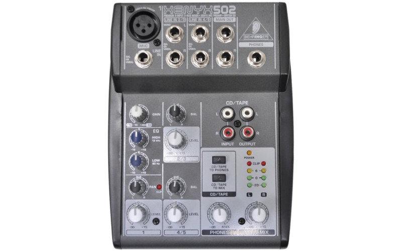 BEHRINGER 502 - малошумящий микшерный пульт