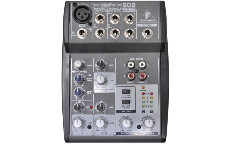 BEHRINGER 502 - малошумящий микшерный пульт