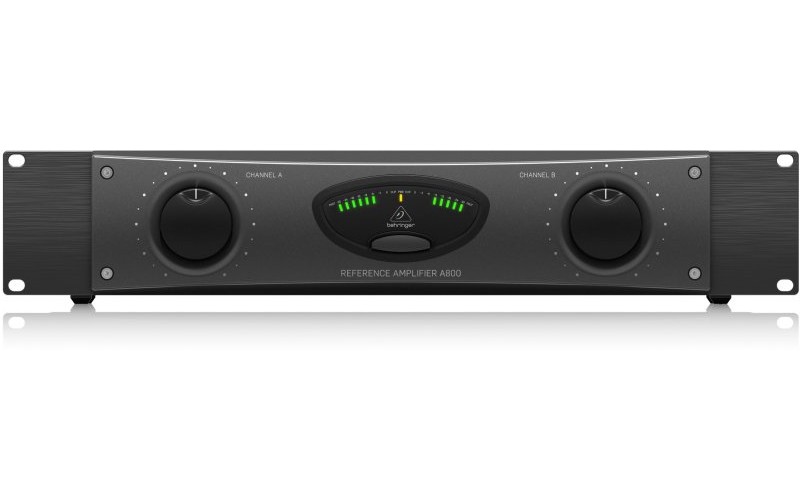 BEHRINGER A800 - двухканальный, ультралинейный усилитель мощности
