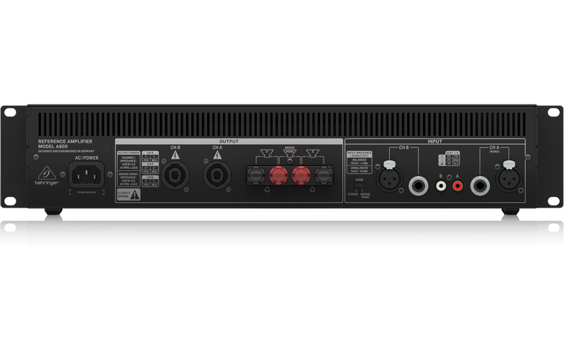 Behringer A800 усилитель 2-канальный студийный