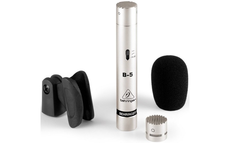 BEHRINGER B-5 - конденсаторный микрофон с двумя сменными капсюлями