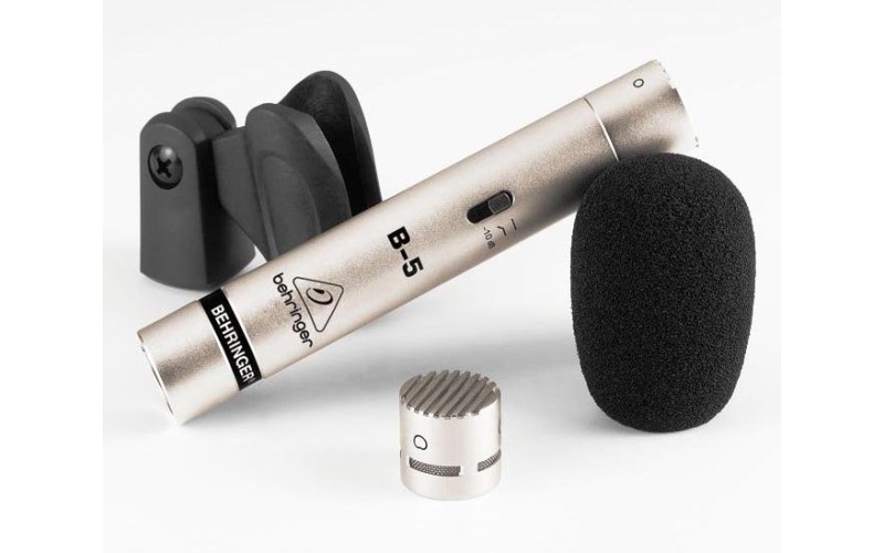 BEHRINGER B-5 - конденсаторный микрофон с двумя сменными капсюлями