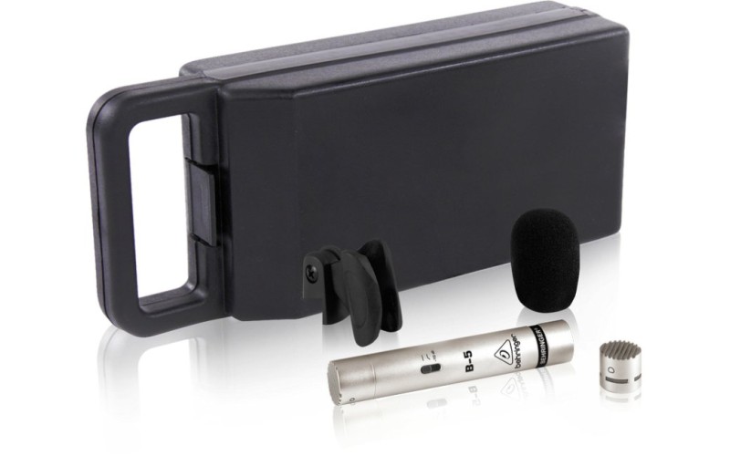 BEHRINGER B-5 - конденсаторный микрофон с двумя сменными капсюлями