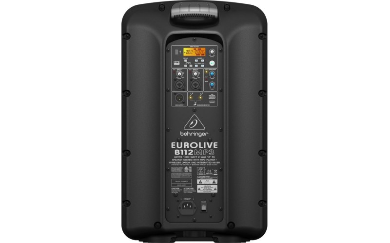 BEHRINGER B112MP3 - активная 2-полосная акустическая система 700 Вт + 300 Вт