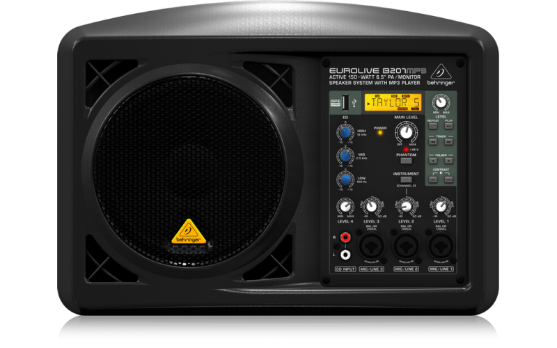 BEHRINGER B207MP3 - активная акустическая система с MP3, 6,5