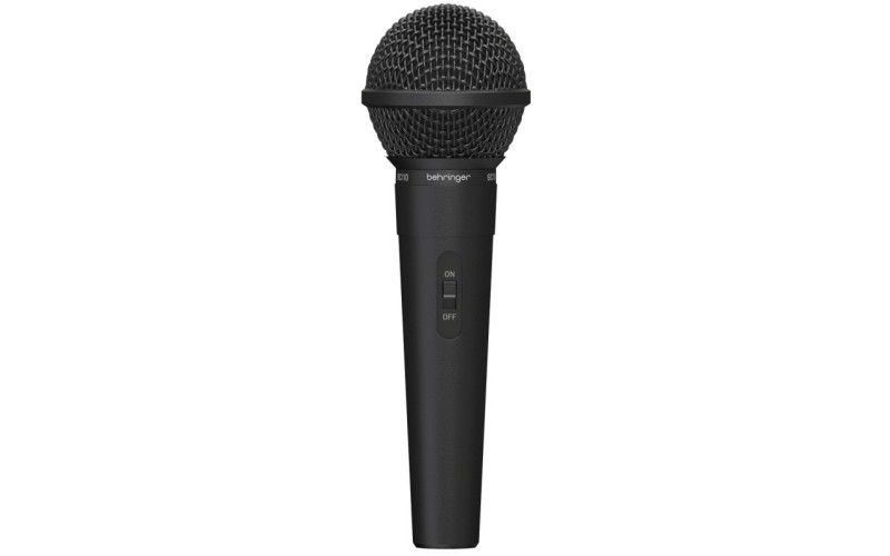 BEHRINGER BC110 - динамический вокальный микрофон с кнопкой, 80 Гц - 16 кГц