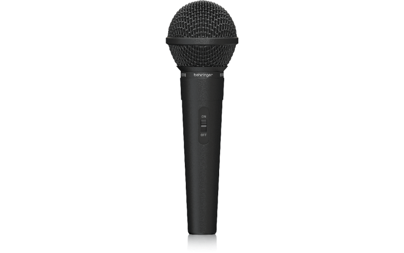 BEHRINGER BC110 - динамический вокальный микрофон с кнопкой, 80 Гц - 16 кГц