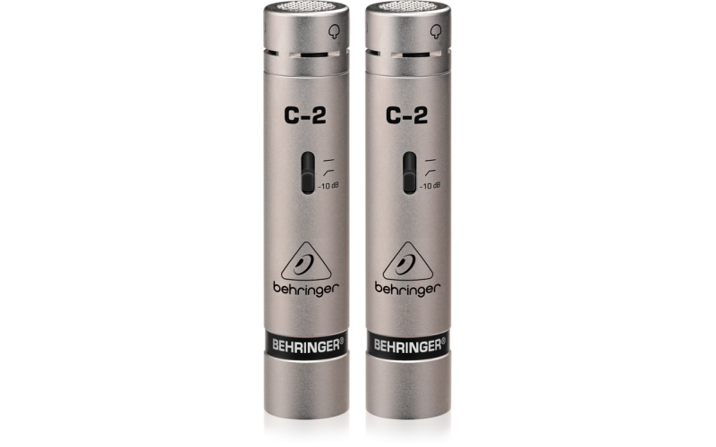 BEHRINGER C-2 комплект из 2-х кардиоидных конденсаторных микрофонов