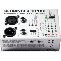 BEHRINGER CT100 - профессиональный микропроцессорный кабель-тестер