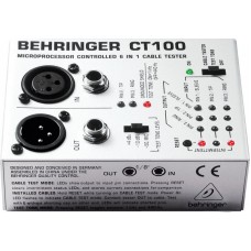 BEHRINGER CT100 - профессиональный микропроцессорный кабель-тестер