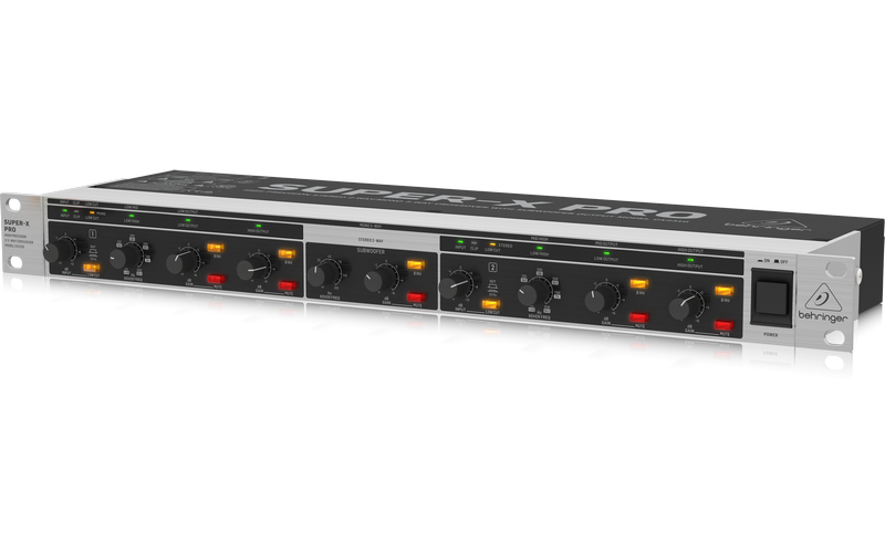BEHRINGER CX2310 V2 - кроссовер двухполосный стерео, 3-полосный моно