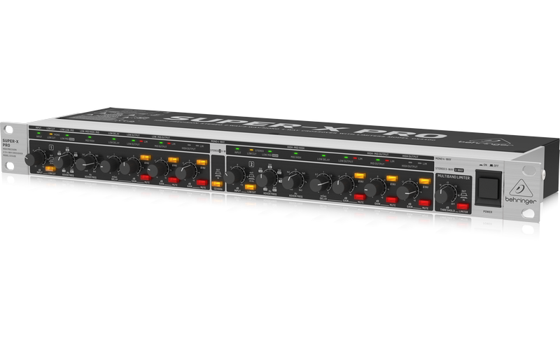 BEHRINGER CX3400 V2 - кроссовер 2/3-полосный стерео, 4-полосный моно с лимитерами