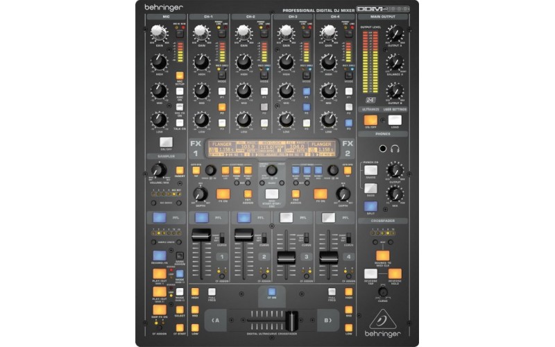 BEHRINGER DDM4000 - цифровой DJ микшерный пульт с сэмплером