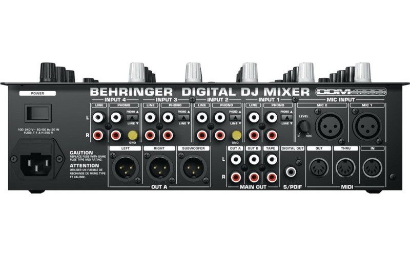 BEHRINGER DDM4000 - цифровой DJ микшерный пульт с сэмплером
