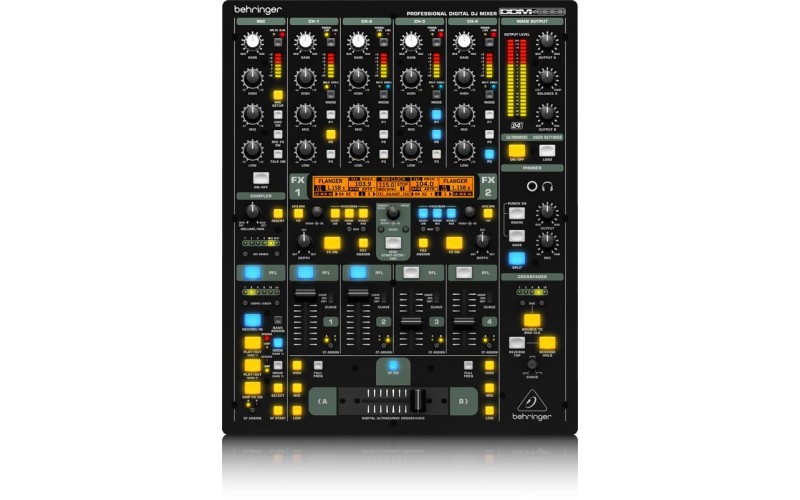 BEHRINGER DDM4000 - цифровой DJ микшерный пульт с сэмплером
