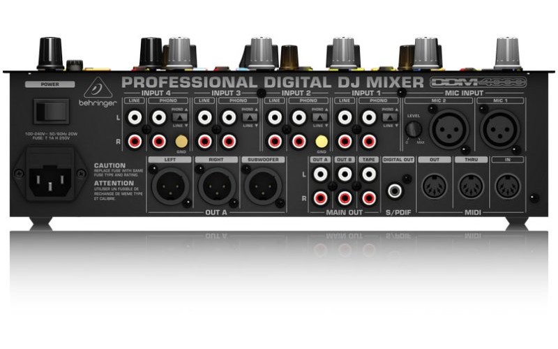 BEHRINGER DDM4000 - цифровой DJ микшерный пульт с сэмплером