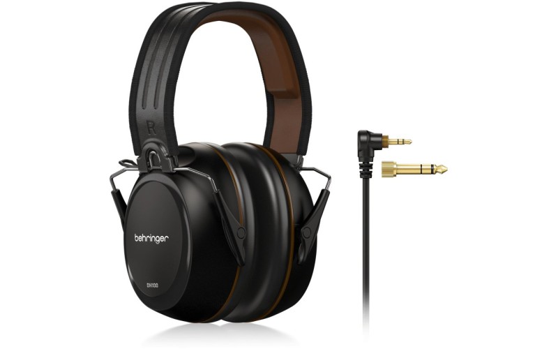 BEHRINGER DH100 - профессиональные наушники для барабанщиков, 10 Гц – 22 кГц, 97 дБ, 32 Ом