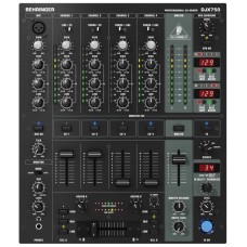 Behringer DJX750 - микшер для DJ, 5 вход. канала (4 стерео, плюс микрофонный),эквалайзер